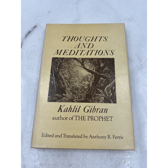 Other - Vintage Thoughts and Meditations Kahlil Gibran Hardcover 1969 Anthony R Ferris B